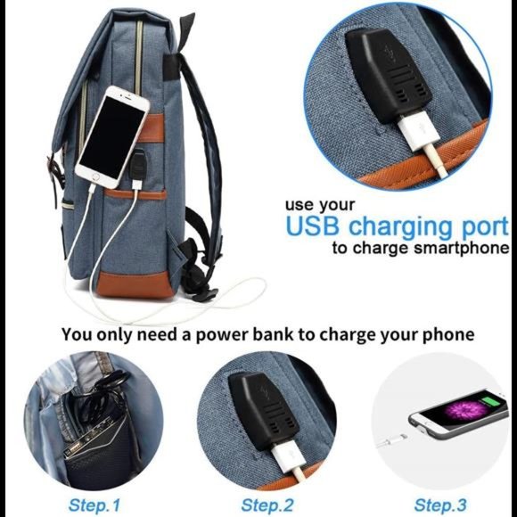 Laptop Backpack for Women Men,Tear Resistant School College Travelling